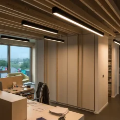 SLV Glenos LED-pendel 205 cm sort