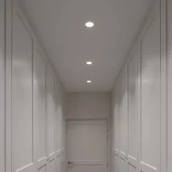 SLV Horn indbygningslampe, QPAR51, hvid, aluminium, Ø 10,5 cm