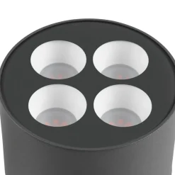 SLV LED-gadelampe R-Cube 70, antracit, aluminium, højde 70 cm