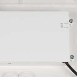 SLV LED-loftlampe Decona, Ø 42 cm, hvid/guldfarvet, metal