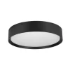 SLV LED-loftlampe Decona, Ø 30 cm, sort, metal, CCT