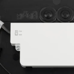 SLV LED-loftlampe Decona, Ø 30 cm, sort, metal, CCT