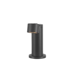 SLV LED-sokkellampe R-Cube 35, antracit, aluminium, højde 35 cm