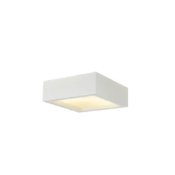SLV loftlampe Plastra 104, hvid, gips, bredde 25 cm