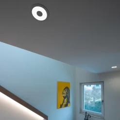 SLV Occuldas 14 indbygningslampe, hvid, aluminium, Ø 14 cm