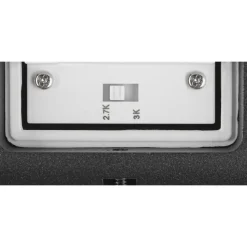 SLV Oval udendørs væglampe op/ned CCT 17,5 cm sort