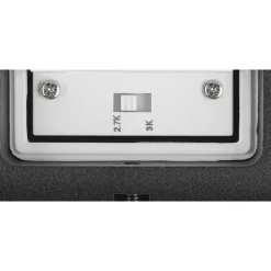 SLV Oval udendørs væglampe op/ned CCT 13,5 cm sort