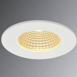 SLV Patta-I LED-indbygningslampe, rund, mat hvid