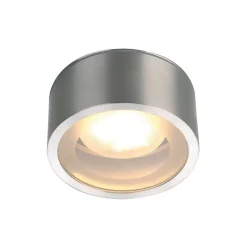 SLV Rox loftlampe, børstet aluminium, aluminium, Ø 12,5 cm