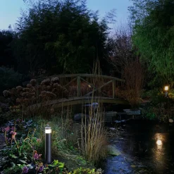 SLV Vap Slim 60 sokkelampe i stål