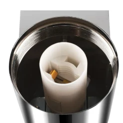 SLV Varyt væglampe til badeværelset, krom, aluminium, bredde 12 cm