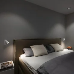 SLV væglampe Puri 2.0 Cone, hvid, bredde 15 cm, metal