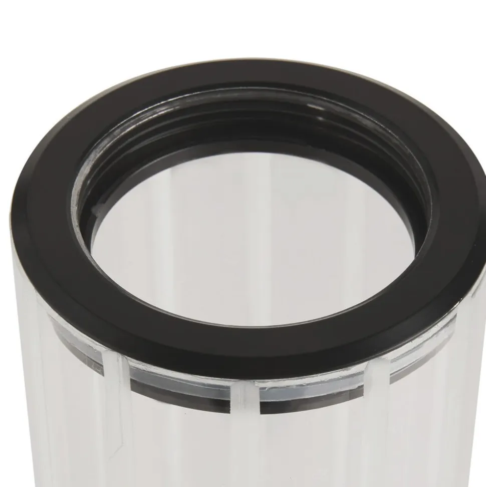 SLV væglampe til badeværelset Lygant enkelt, sort, aluminium