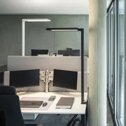 SLV Worklight LED-klemmelampe, hvid