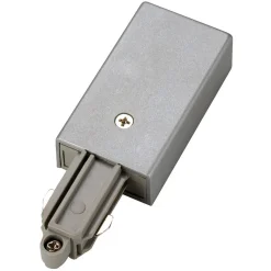 SLV-feeder 1-fase skinne jord højre sølv