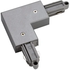 SLV-hjørnestik til 1-fase skinne sølvgrå