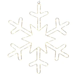 Sølvsnefnug LED-dekorationslampe