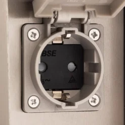 Smart stikkontakt søjle WLAN 23 cm stål Tuya