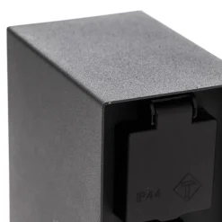 Smart stikkontaktsøjle WLAN 23 cm sandgrå Tuya