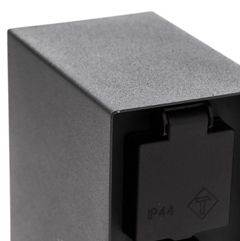 Smart stikkontaktsøjle WLAN 23 cm sandgrå Tuya