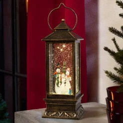 Snemandslanterne LED, vandfyldt