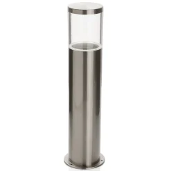 Sokkellampe Hanneli i stål, rund