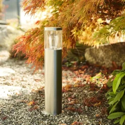 Sokkellampe Naxos i stål