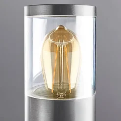 Sokkellampe Naxos i stål