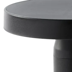 Solar-LED-bordlampe Cairo, sort, plast, IP44, 21cm