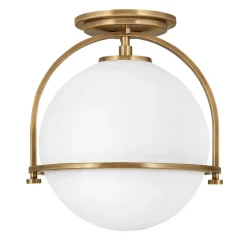 Somerset loftlampe, 1 lyskilde, messing