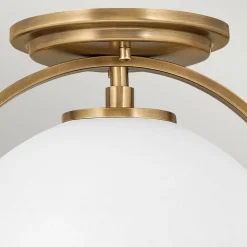 Somerset loftlampe, 1 lyskilde, messing