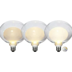 Space E27 G150 LED-pære 3,5 W, opal, 3-trins dæmp.