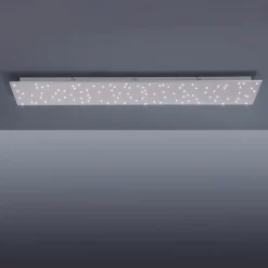 Sparkle LED-loftlampe CCT dim stål 100x45cm