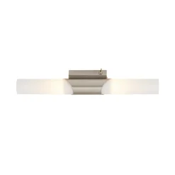 Splash væglampe, 2 lyskilder, mat nikkel