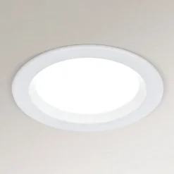 Spock LED-indbygningslampe Ø 9cm, hvid