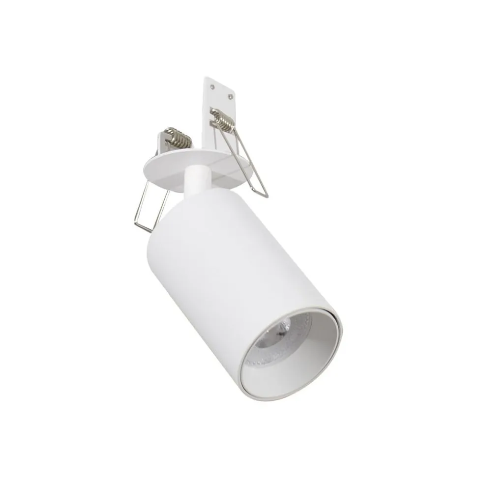 Stage indbygningsspot, hvidt