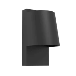 Stagnone udendørs LED-væglampe i sort