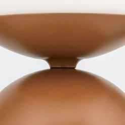 Stanley bordlampe, koralrød, højde 32 cm, keramik/glas