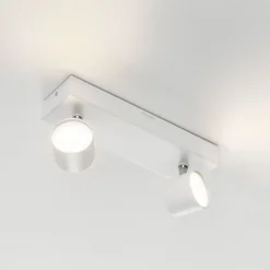 Star - 2 lyskilder LED spot, WarmGlow, hvid