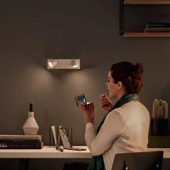 Star - 2 lyskilder LED spot, WarmGlow, hvid