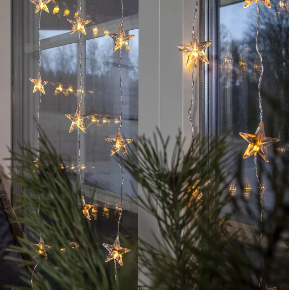 Star Curtain LED-lysforhæng, 30 lyskilder