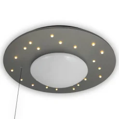 Starlight loftlampe med stjernehimmel, sølv