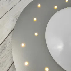 Starlight loftlampe med stjernehimmel, sølv