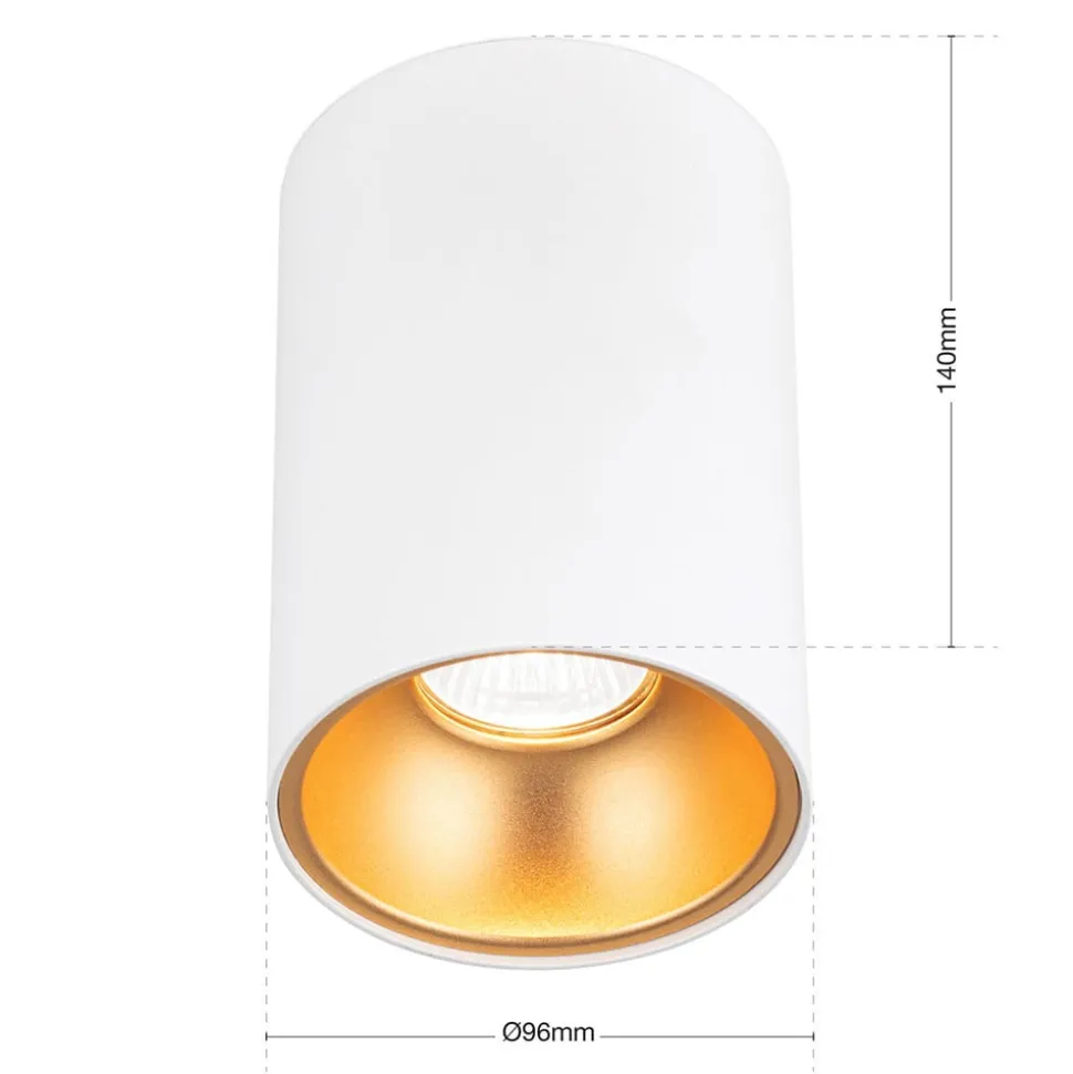 Starlight loftspot, rund, hvid