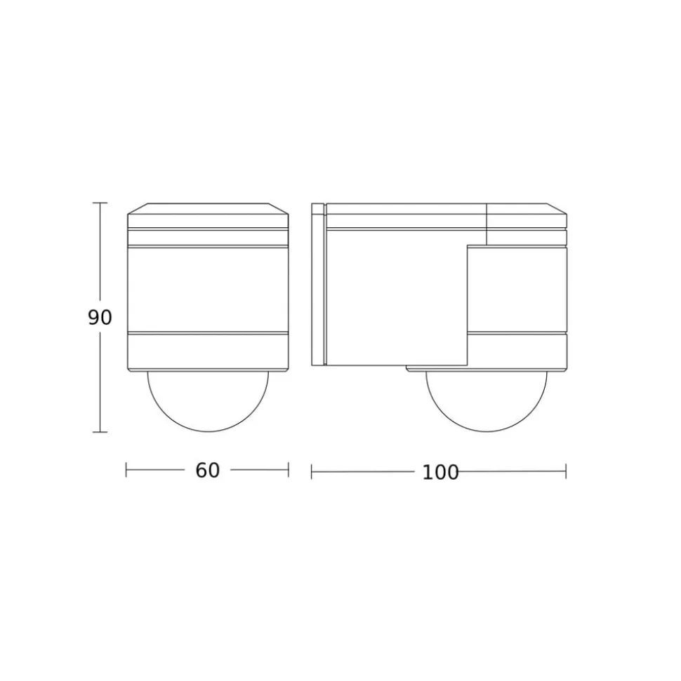 STEINEL bevægelsessensor IS 240 DUO sort