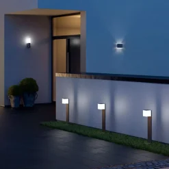 STEINEL GL 80 SC gadelampe med sensor, sølv