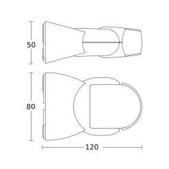 STEINEL IS 1 bevægelsessensor hvid