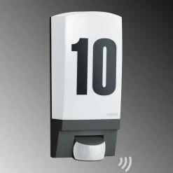 STEINEL L 1 husnummerlampe med sensor sort