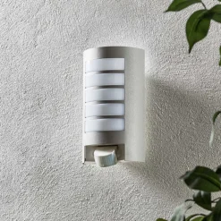 STEINEL L 12 S Udendørs væglampe med sensor, sølv