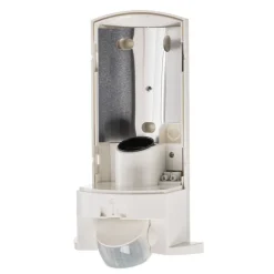 STEINEL L 12 S Udendørs væglampe med sensor, sølv